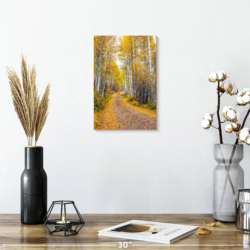 Alvord Fall In Aspen Colorado, 12" H x 8" W