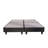 4" Wood Foldable Box Spring/Foundation With Legs For Mattress Support, Heavy-Duty Structure, Fully Assembled, No Need For Bed Frame, Queen, Black-1440208913