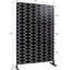 Outdoor & Indoor Metal Privacy Screen 76" H48" W - For Patio, Deck, Balcony. Rust Fade . Elegant Design. Easy Assembly Instructions-125216559