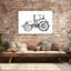 Dessin de tracteur moderne industriel, paysage rustique moderne, art mural-946022318