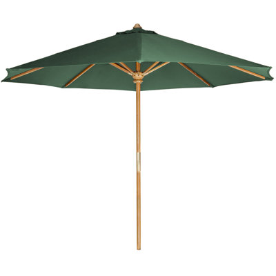 Parasol de marché en teck Java 10 pi
