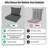 Fade Resistant Outdoor Chair Cushions Set Of 4, 22X22 Deep Seat Patio Cushions, 28D High Resilience Foam Replacement Patio Chair Cushions Set Of 4 With Removable Cover For Sofa, Adirondack Chair, Sectional,Light Grey-124950033-124950025