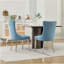 Ensemble de 2 chaises capitonnées avec garniture cloutée-1244202402