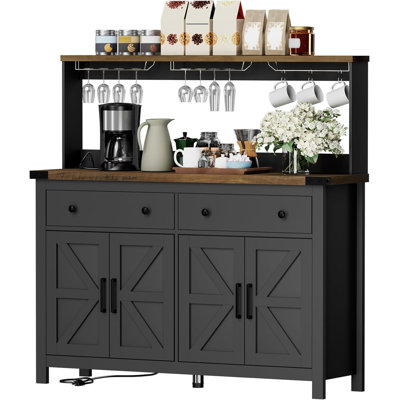 Buffet de rangement avec tiroirs et station de charge Hutch