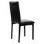 Ensemble de 4 chaises avec cadre en métal et siège en similicuir
