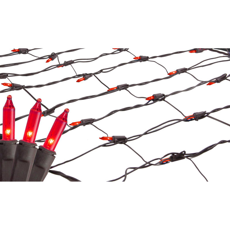 Mini guirlande de Noël 2 pi x 8 pi, Rouge