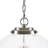 1-light Ribbed Glass Single Pendant-1277257770