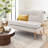 Kishonna 45'' Faux Leather Loveseat-973176396