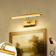 Lampe pour tableau à DEL 15,75 po en or brossé avec télécommande, intensité variable, conception rotative, minuterie et plusieurs couleurs