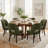 Upholstered Armless Dining Chair With High Back(Set of 2)-1996083186