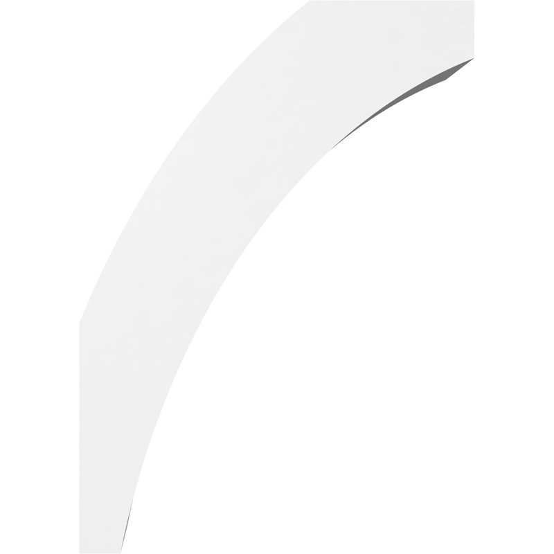 Genouillère standard en PVC de qualité architecturale Thorton, H 14 po x l 3 po x P 10 po