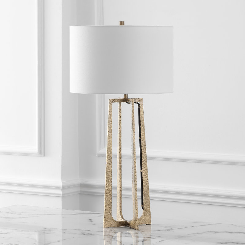 Pollyanna Metal Base Table Lamp, Antique Brass