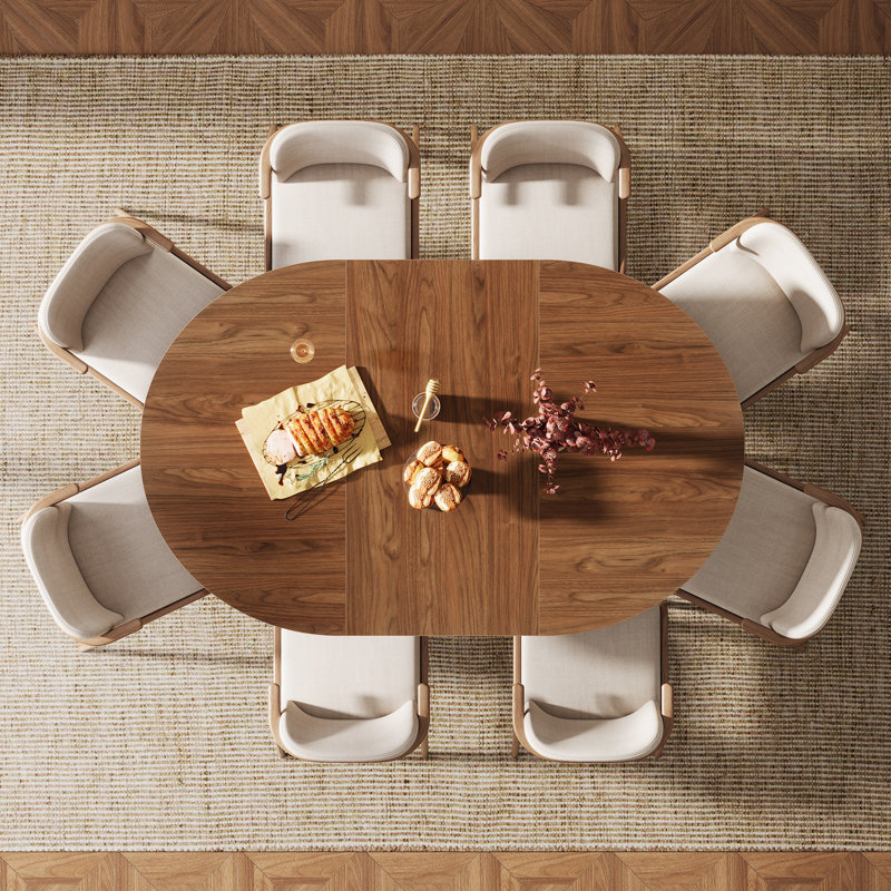 59" Oval Dining Table,Seats 4-6