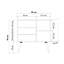 Schurz 4 Drawer 90cm W Combo Dresser