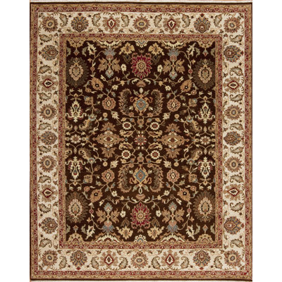 Mahal Hand Knotted Wool Area Rug