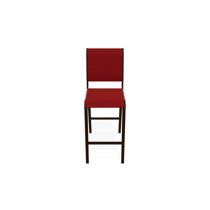 Tabouret de bar 29,5 po Holna, Rouge 1D Sunbrella®, Kona texturé