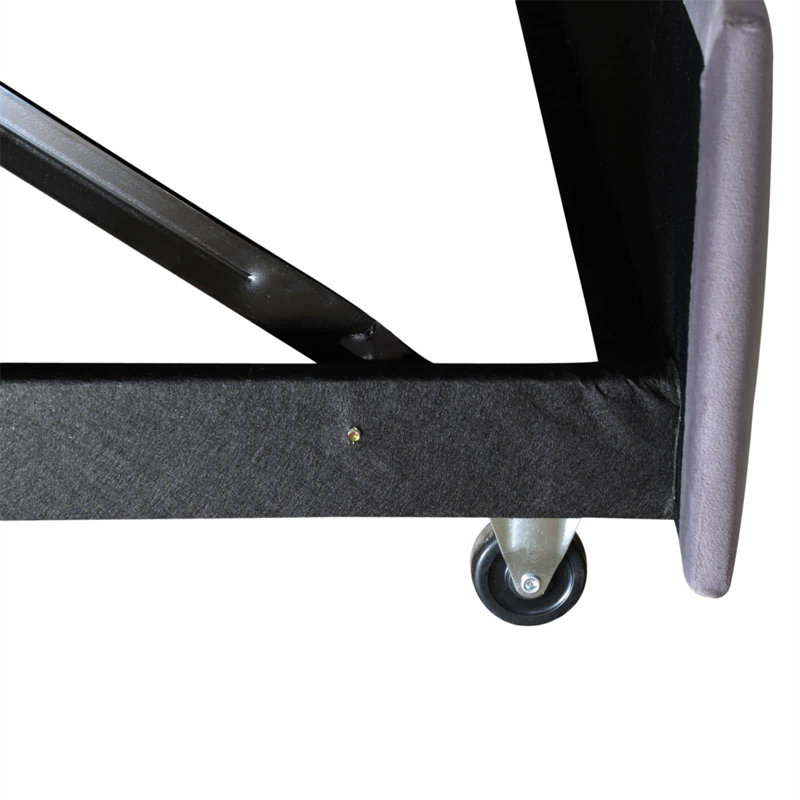 Canapé-lit moelleux prêt à accueillir Snuggle - confort gris clair peu encombrant pour les petits espaces 53 * 34,5 * 34 pouces
