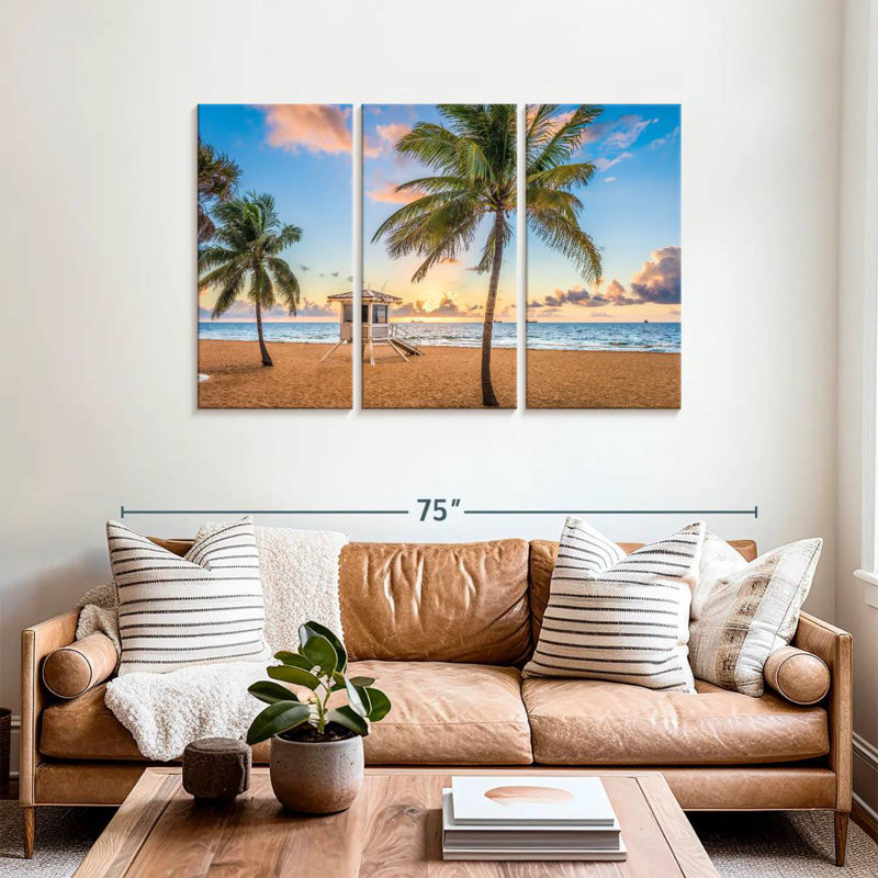 Gillard Fort Lauderdale Beach, H 36 po x l 57 po