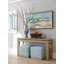 Newport 64'' W Glass Console Table