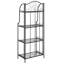 Amaris Wrought Iron 4-Tier Outdoor Bakers Rack-2033491215