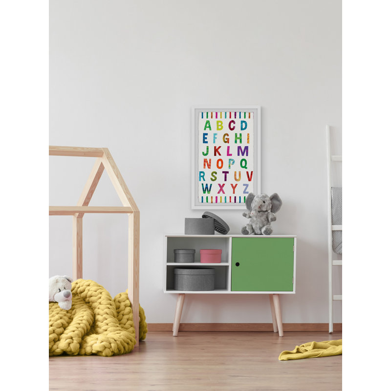 Quane Colorful Alphabet - Single Picture Frame Print, 91cm H x 61cm W