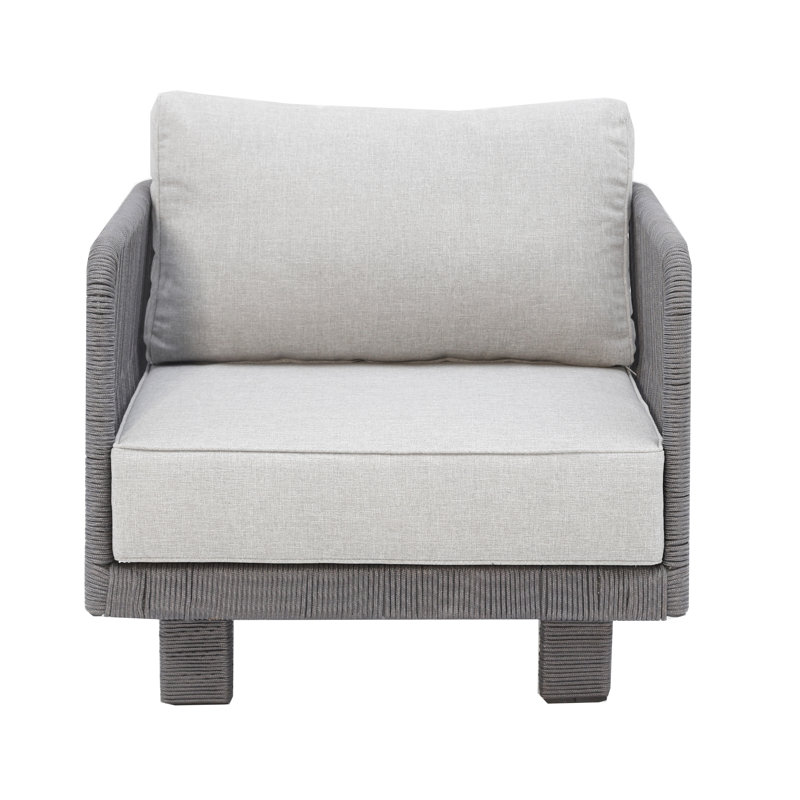 Chaise de patio avec coussins Sommers