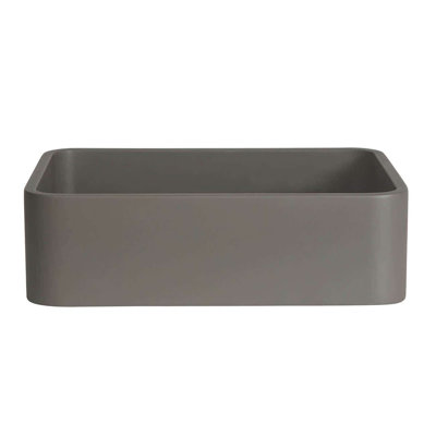 Chevington 11.13'' Concrete Rectangular Bathroom Sink