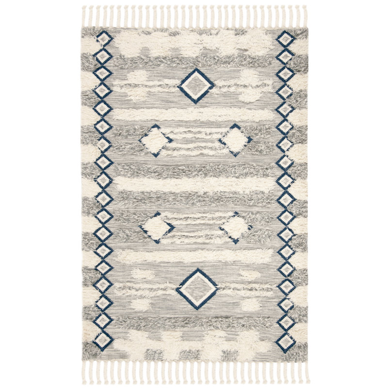 Islas Geometric Hand Woven Area Rug, Rectangle 152 x 244 cm