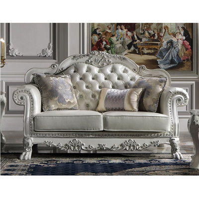 Hebron 64'' Faux Leather Loveseat