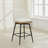 Swivel Upholstered 26" Counter Stools With Wood Trim-1170047057