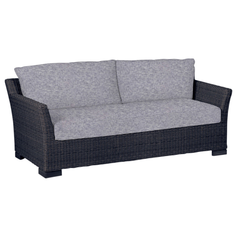 Club Woven Sofa - Black Walnut, Black Walnut, No Welt, Verona Mist