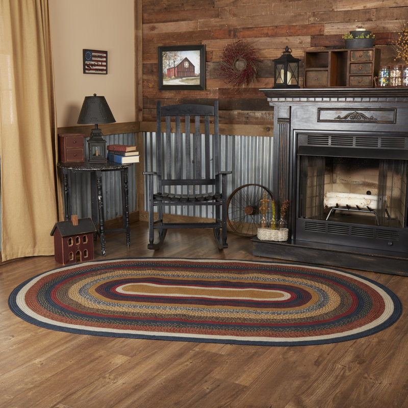 Zhao Geometric Indoor Rug, Oval 5' x 8'