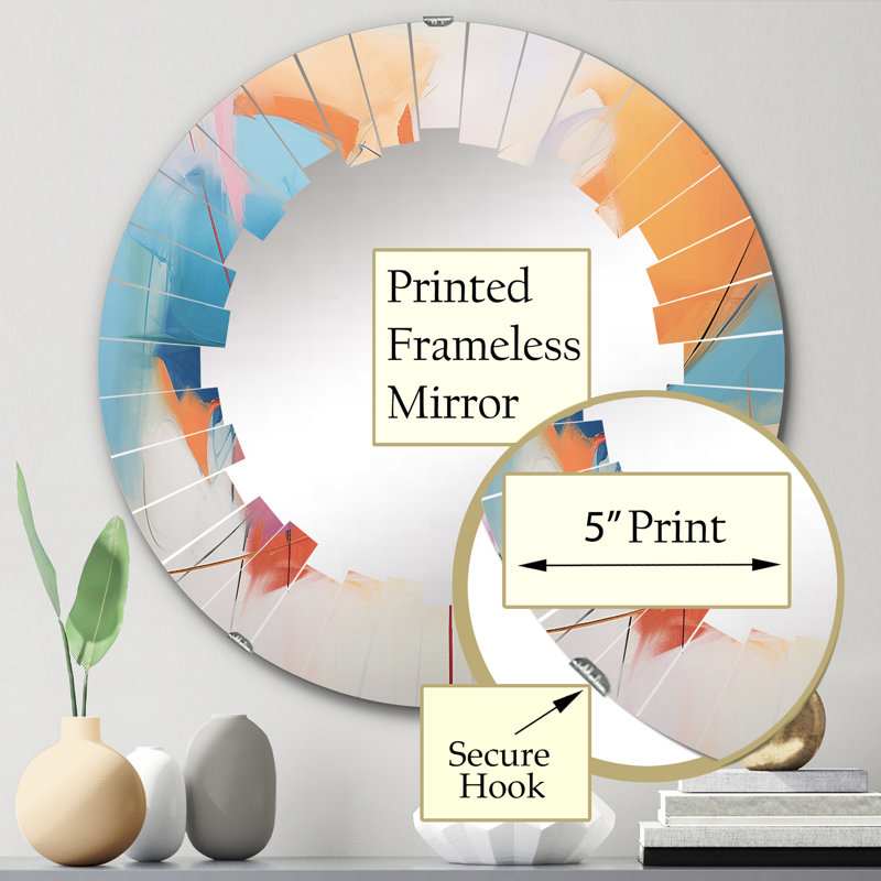 Miroir mural Havenner, 24 po x 24 po