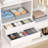 Drawer Organizer Clothes Storage - 20 Pack Foldable Fabric Drawer Dividers For Nursery, Closet, Bedroom Organization, Storage Bins For Socks, Underwear, Bras, And Small Items-654244525