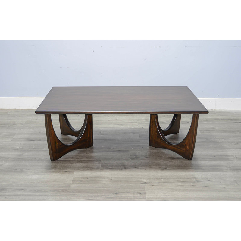 Latitude Run® Sinatra Rectangular Cocktail Table, Walnut