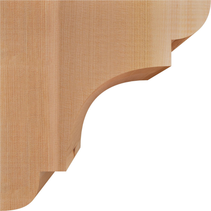 New Brighton Corbel, H 10 po x l 5,5 po x P 10 po, Cèdre rouge, Lisse