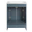 Meuble-lavabo 24 po avec lavabo en céramique intégré, armoire de salle de bain avec 2 portes, 1 tiroir basculant et meuble-lavabo simple pour salle de bain de petite et moyenne taille-2071644534