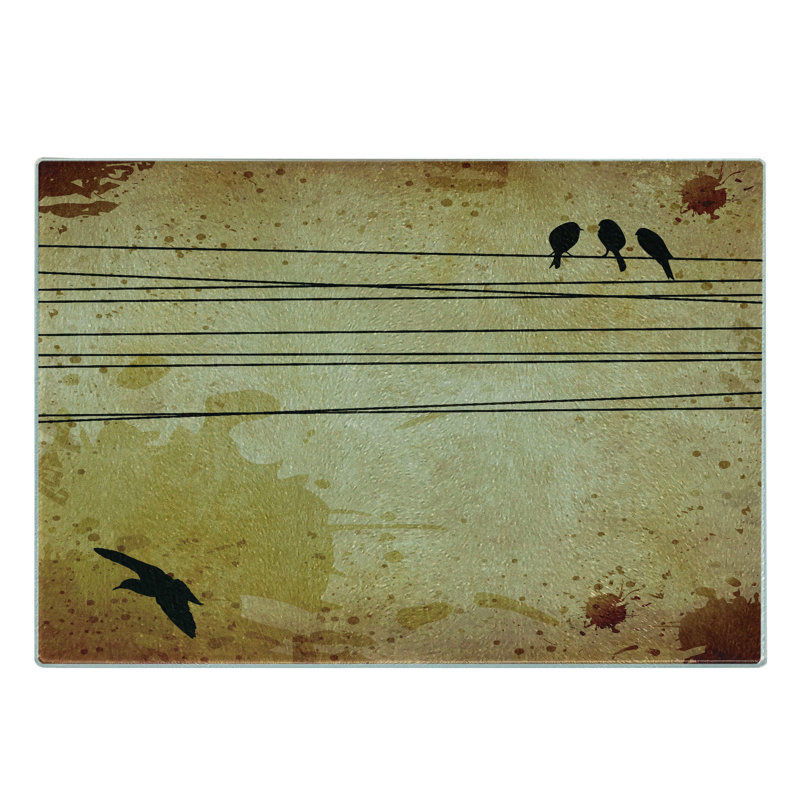 Planche à découper en verre trempé Ambesonne