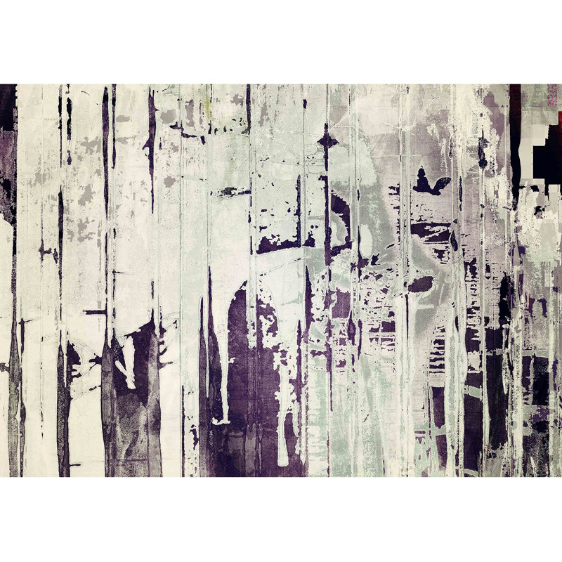 Grunge Abstract Stroke Border, 66" L x 96" W