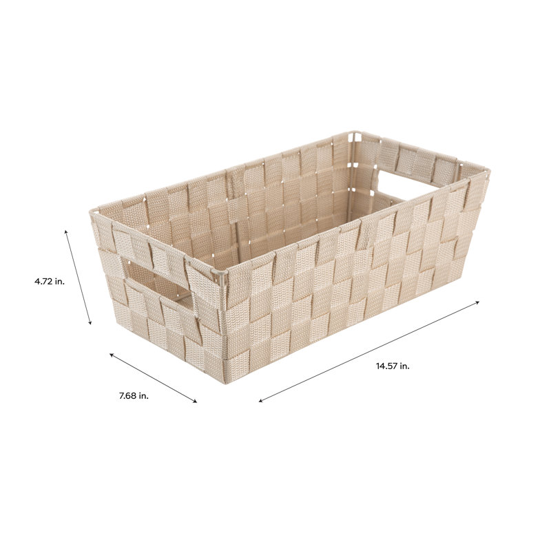 Simplify Plastic Bin, Ivory