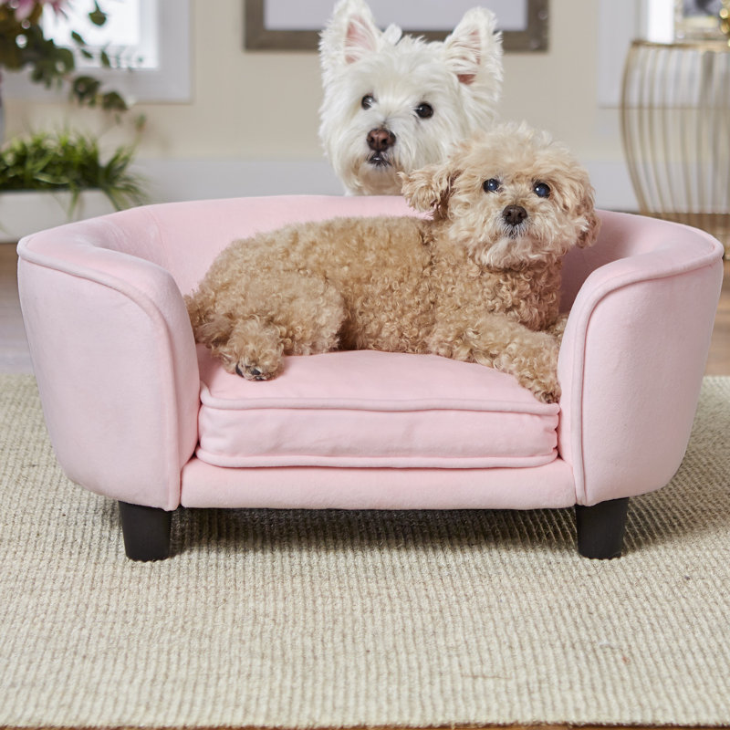 Polyester Pet Bed, Pink