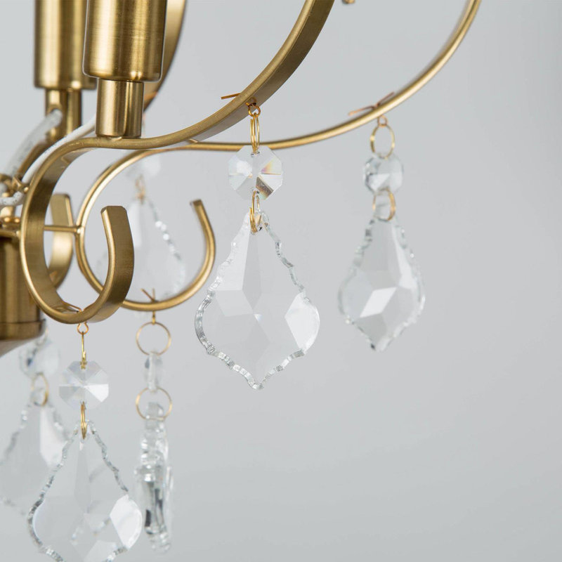 Lustre en cristal Glam 3 lumières Fieldhouse