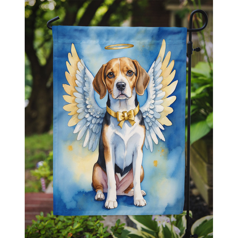 Beagle, mon ange, drapeau de jardin