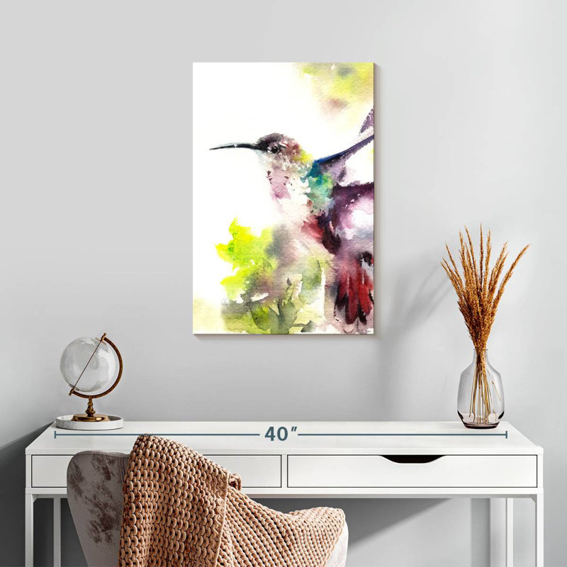 Teintes de colibri Brampt, H 24 po x l 16 po