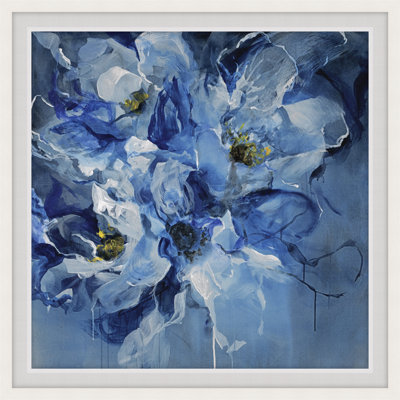 Emoting Blooms 2 Framed Print Canvas