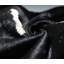 Coussin en velours de soie noir fait à la main 20 po x 20 po - Coussin de designer moderne et minimaliste