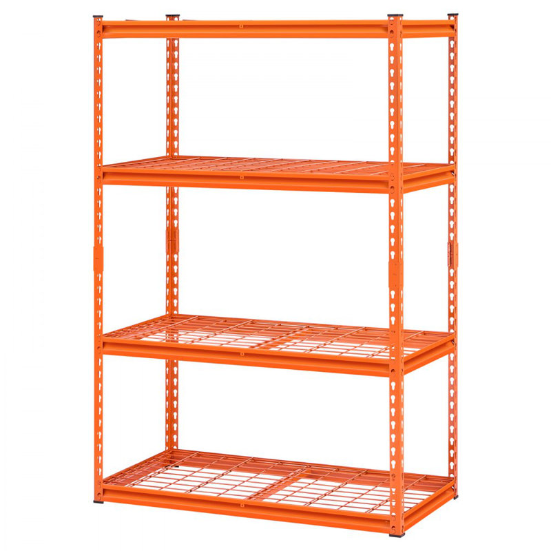 Étagères de rangement Étagères de garage robustes réglables, H 60 po x l 40 po x P 20 po, Naturel