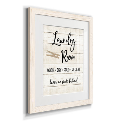 Laundry Laundry I - Cadre photo, impression d'art textuel sur papier
