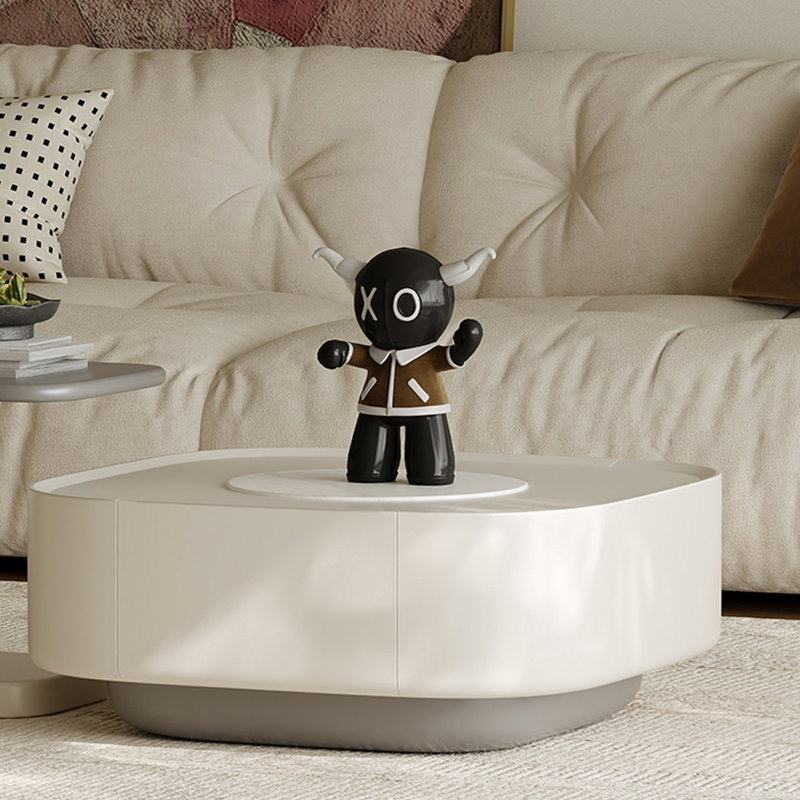 Premium SLATE Cream style creative end table