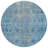 Machine Washable Indoor/Outdoor Christain ACN1228 Blue Rug-109530324